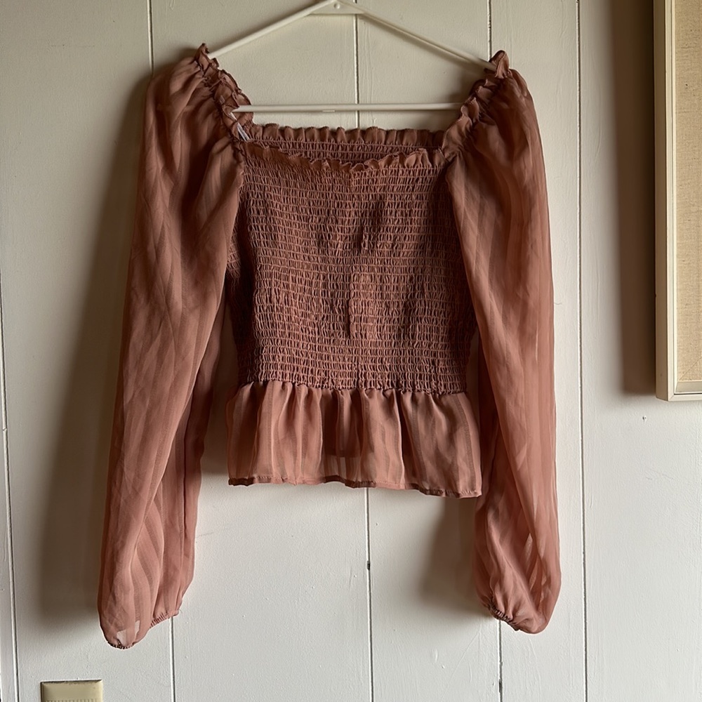 Reformation Blouse peach